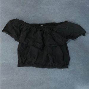 Off the shoulder crop top